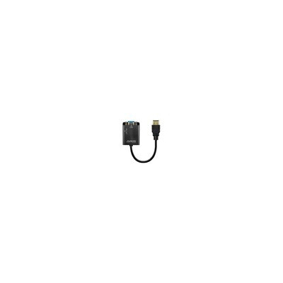 ADAPTADOR HDMI (M) - VGA (H) + MINI JACK 3.5 MM