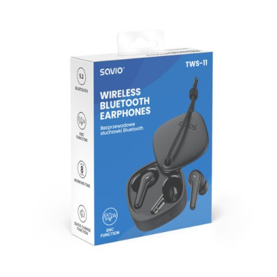 AURICULARES INALABRICOS BLUETOOTH 5.3 SAVIO TWS-11