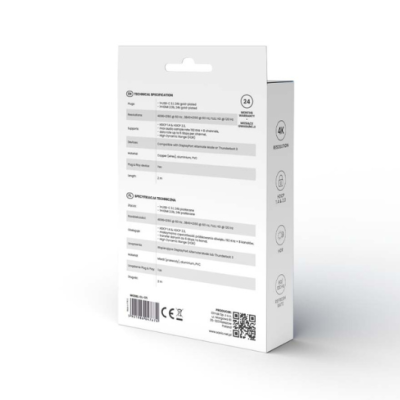 CABLE USB(C) - HDMI 2.0 4K 2M SAVIO CL-171