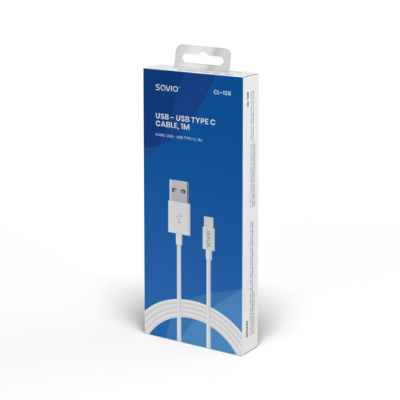 CABLE USB(A) - USB(C) CARGA RÁPIDA 1M SAVIO CL-126