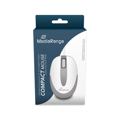 RATON OPTICO MEDIARANGE MROS214 WHITE-GREY