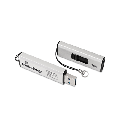 PENDRIVE 64GB USB 3.2 MEDIARANGE SILVER-BLACK