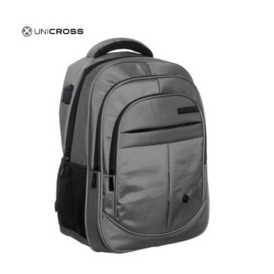 MOCHILA PORTATIL UNICROSS AXION GRIS