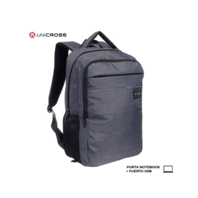 MOCHILA PORTATIL UNICROSS WALKER GRIS