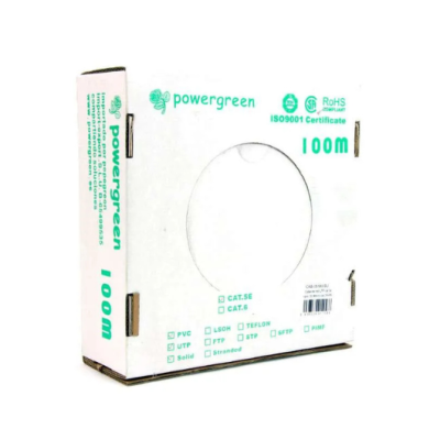 BOBINA DE CABLE PEPEGREEN CAT5e 100M RIGIDO
