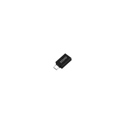 ADAPTADOR SAVIO AK-80 USB-A 3.1 USB-C 3.1 BLACK