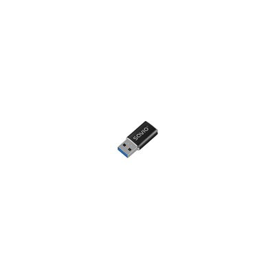 ADAPTADOR SAVIO AK-81 USB-C 3.1 USB-A 3.1 BLACK