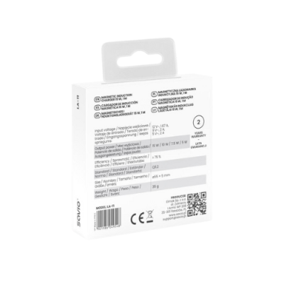 CARGADOR QI SAVIO 15W LA-11