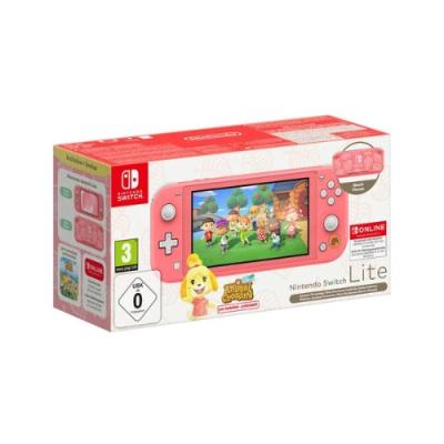 CONSOLA NINTENDO SWITCH LITE CORAL+ANIMAL CONSOLA NINTENDO SWITCH LITE CORAL+ANIMAL