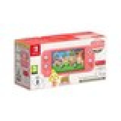 CONSOLA NINTENDO SWITCH LITE CORAL+ANIMAL CONSOLA NINTENDO SWITCH LITE CORAL+ANIMAL