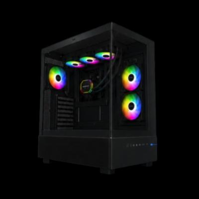 TORRE ATX MONTECH XR BLACK PREMONTADA CON FUENTE 650W Y REF