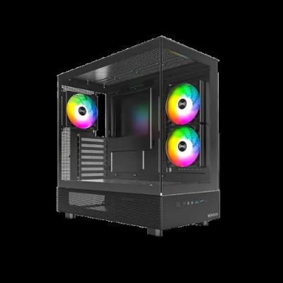TORRE ATX MONTECH XR BLACK PREMONTADA CON FUENTE 650W Y REF