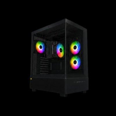 TORRE ATX MONTECH XR BLACK PREMONTADA CON FUENTE 650W Y REF